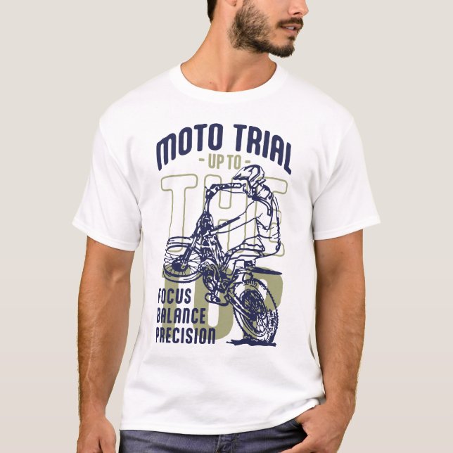 Camiseta Tentativa De Moto Até O Topo (Frente)