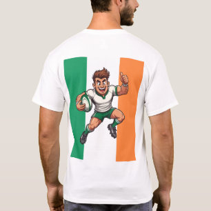 Camiseta Tentativa de Polegar para Cima Energia do Rugby Ir