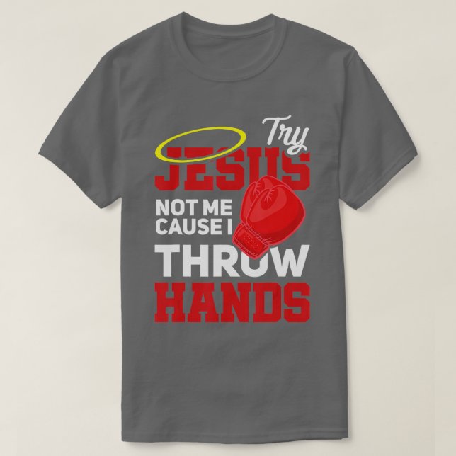 Camiseta Tente Jesus Não Eu Porque Eu Jogo Loja De Mãos (Frente do Design)