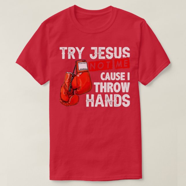 Camiseta Tente Jesus Não Eu Porque Eu Jogo Mãos Legal Engra (Frente do Design)