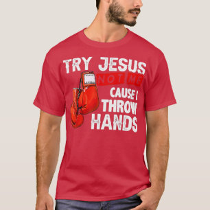 Camiseta Tente Jesus Não Eu Porque Eu Jogo Mãos Legal Engra
