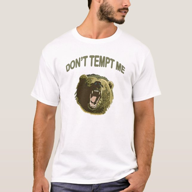 Camiseta Tente-me urso (Frente)