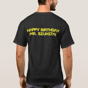 Camiseta Tente novamente! Feliz Aniversário Scott!