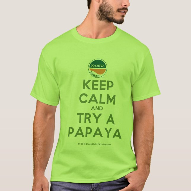 Camiseta Tente uma papaia! (Frente)