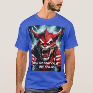 Camiseta Tentou ficar calmo
