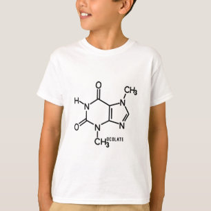 Camiseta Teobromina - Teobromina - Fórmula Química Molecula