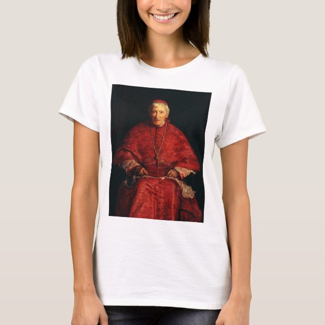 Camiseta Teólogo inglês do santo John Henry Newman (Frente)