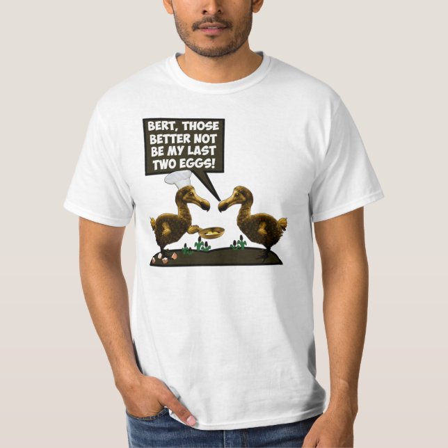 Camiseta Teoria cómico da extinção do dodo (Frente)