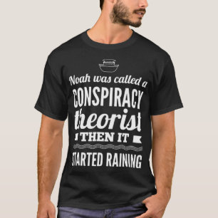 Camiseta Teoria da Conspiração da Arca de Noah