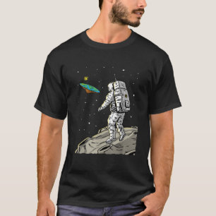 Camiseta Teoria da Conspiração da Aterragem Lunar na Terra