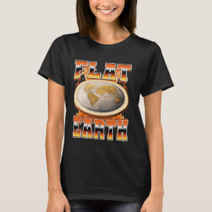 Camiseta Teoria da Conspiração da Terra Plana Incendeia St