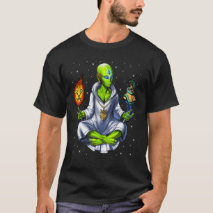 Camiseta Teoria da Conspiração Illuminati da alienígena Tod