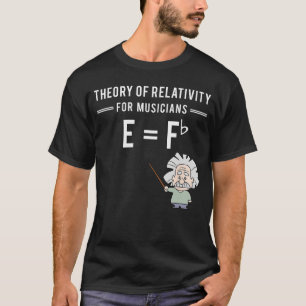 Camiseta Teoria da Relatividade para Músicos Música Clássic