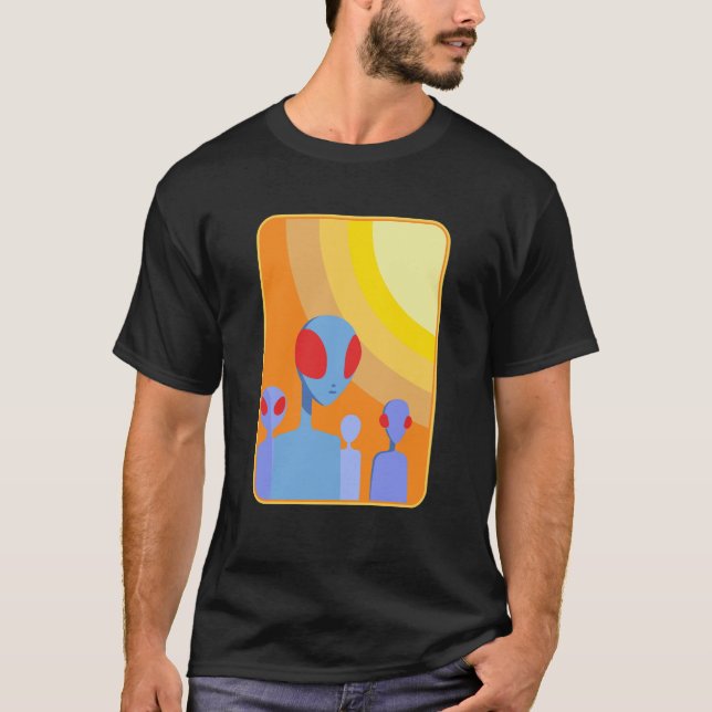 Camiseta Teoria das Cores Alienígenas (Frente)
