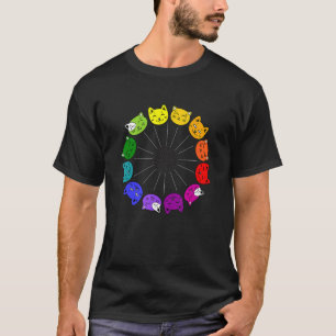 Camiseta Teoria das Cores de Cat para um Professor ou Cat