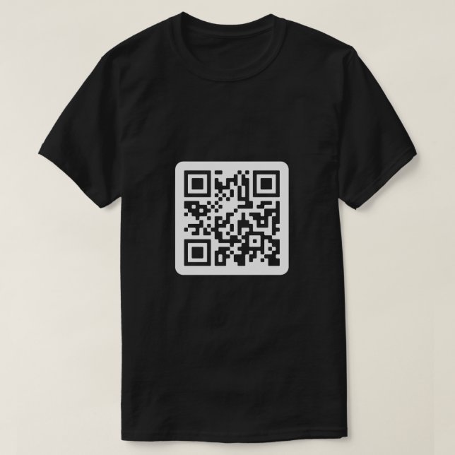 Camiseta Teoria de Raça Crítica Código QR BHM T-Shirt (Frente do Design)