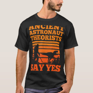 Camiseta Teórico Astronauta Antigo Diz Sim Lua Completa Ast