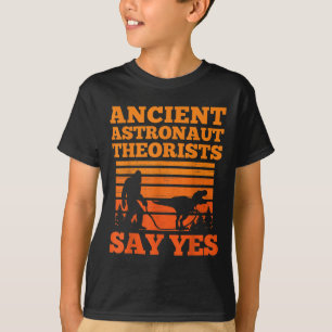 Camiseta Teórico Astronauta Antigo Diz Sim Lua Completa Ast