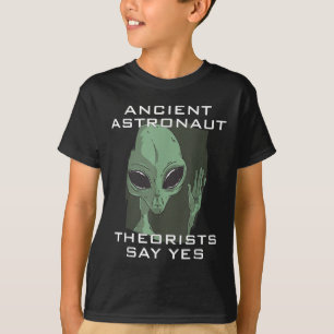 Camiseta Teóricos dos Astronautas Antigos Dizem "Sim Aliado
