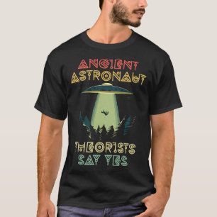 Camiseta Teóricos dos Astronautas Antigos Dizem Sim - Cabeç