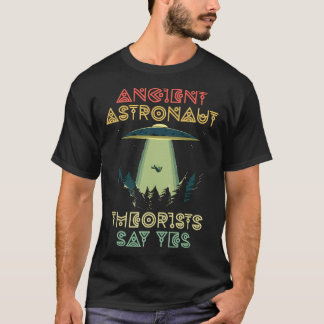Camiseta Teóricos dos Astronautas Antigos Dizem Sim - Cabeç