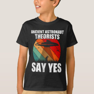 Camiseta Teóricos dos Astronautas Antigos Dizem Sim Engraça