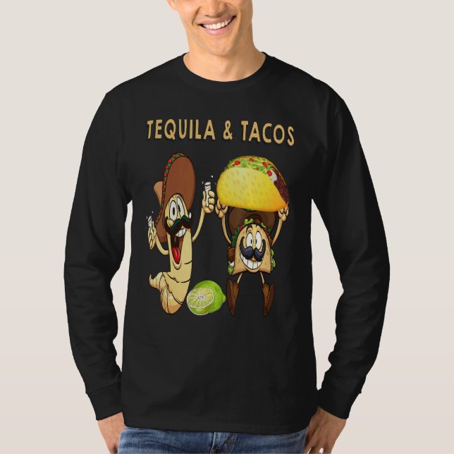 Camiseta Tequila And Tacos Hakuna Tequila Patron Tequila Me (Frente)