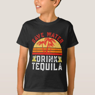 Camiseta Tequila de água potável Tequila do partido mexican