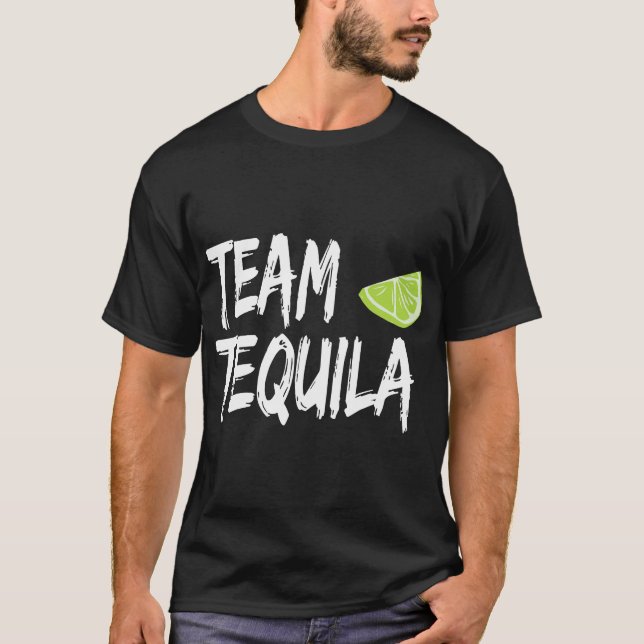 Camiseta Tequila de Equipe com Limão Verde (Frente)