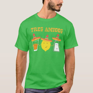 Camiseta Tequila e amigos sal e limão fazem dela família