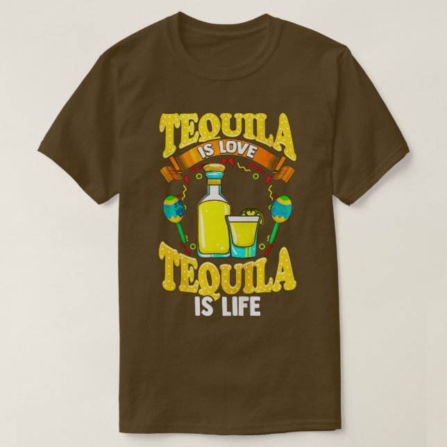 Camiseta Tequila É Love Cinco De Mayo (Frente do Design)