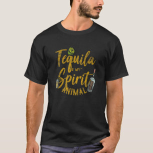 Camiseta Tequila É Meu Espírito Animal Cinco De Mayo