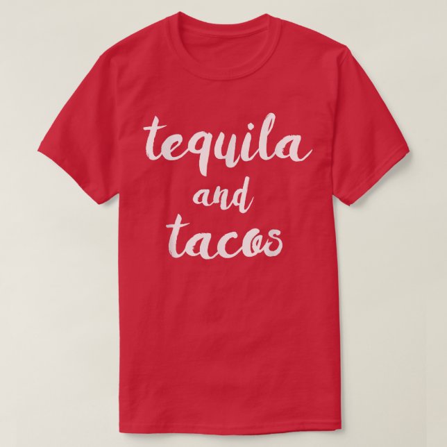 Camiseta Tequila e Tacos Vegan Vegetarian (Frente do Design)