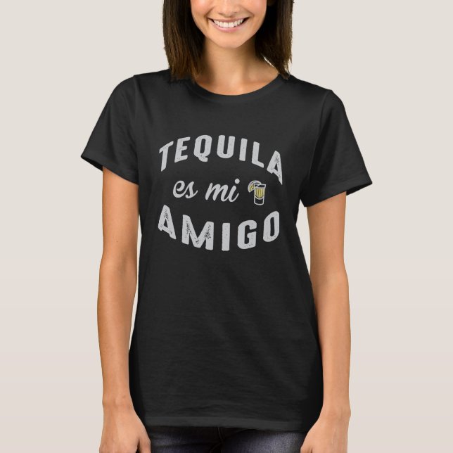 Camiseta Tequila es mi Amigo  for parties and fiestas Tequi (Frente)