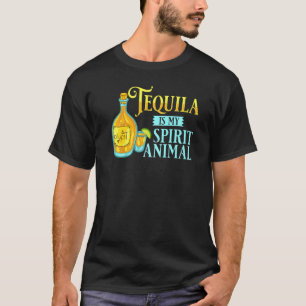 Camiseta Tequila Is My Spirit Animal Mexican Alcohol
