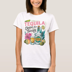 Camiseta Tequila mais barata que T-shirt de terapia
