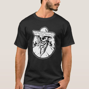 Camiseta Tequila Mexicana Skull Skeleton Cinco De Mayo Chic