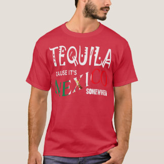 CAMISETA TEQUILA PORQUE É O MÉXICO EM ALGUM LUGAR, BEBÊ ENG