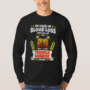 Camiseta Tequila Sunrise - Em Caso De Perda De Sangue 1