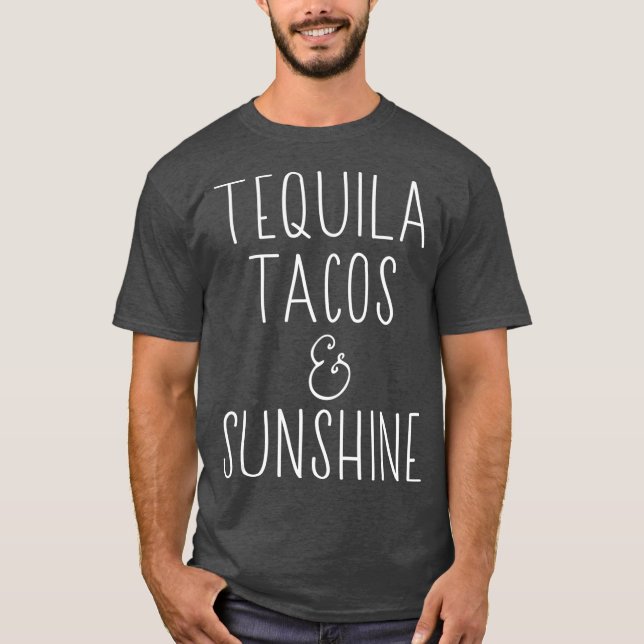 Camiseta Tequila Tacos e Sunshine (Frente)