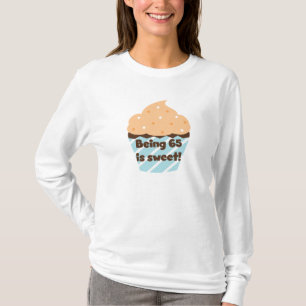 Camiseta Ter 65 anos é t-shirts e presentes de aniversário