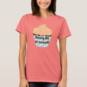 Camiseta Ter 85 é t-shirts e presentes de aniversário doces