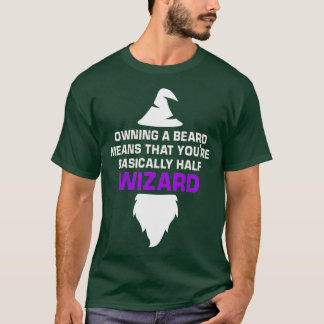 Camiseta ter barba significa que você é basicamente meio wi