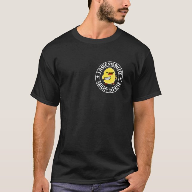 Camiseta Ter Capacidade De Estabilidade Para Furar Dizer Di (Frente)