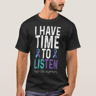 Camiseta Ter Tempo Para Ouvir - Sensibilização Para A Preve