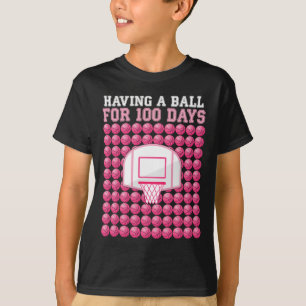Camiseta Ter Um Byll Por 100 Dias Na Escola Bysketbyll 100º
