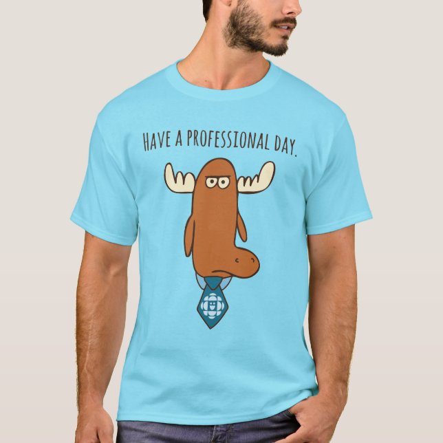 Camiseta Ter um Dia Profissional de Homens/Unisex (Frente)