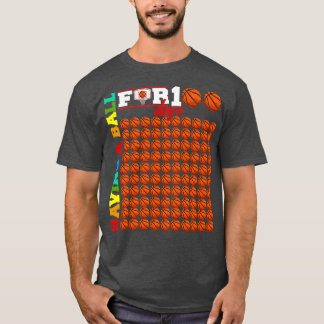 Camiseta Ter Uma Bola Durante 100 Dias De Fa De Basquete Es