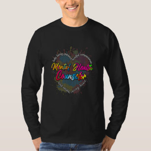 Camiseta Terapeuta Conselheiro de Saúde Mental Conscientiza