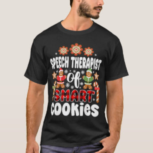 Camiseta Terapeuta Da Fala De Cookies Inteligentes Gatinho